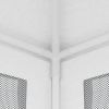 Party Tent with 4 Mesh Sidewalls 8.2'x8.2' White